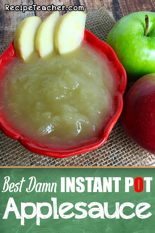 Recipe for Instant Pot Applesauce