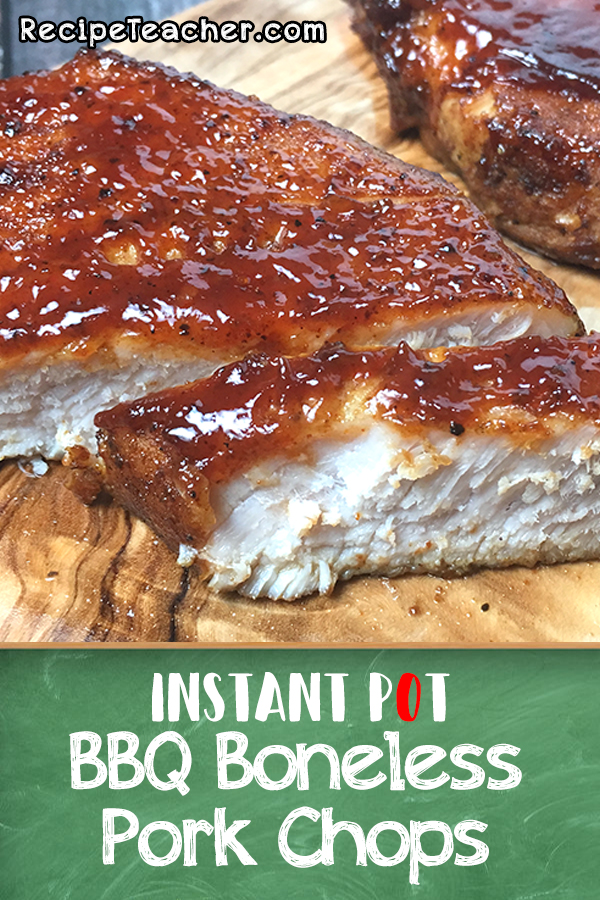 Recipe for Instant Pot barbecue pork chops