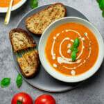 Instant Pot creamy tomato soup recipe