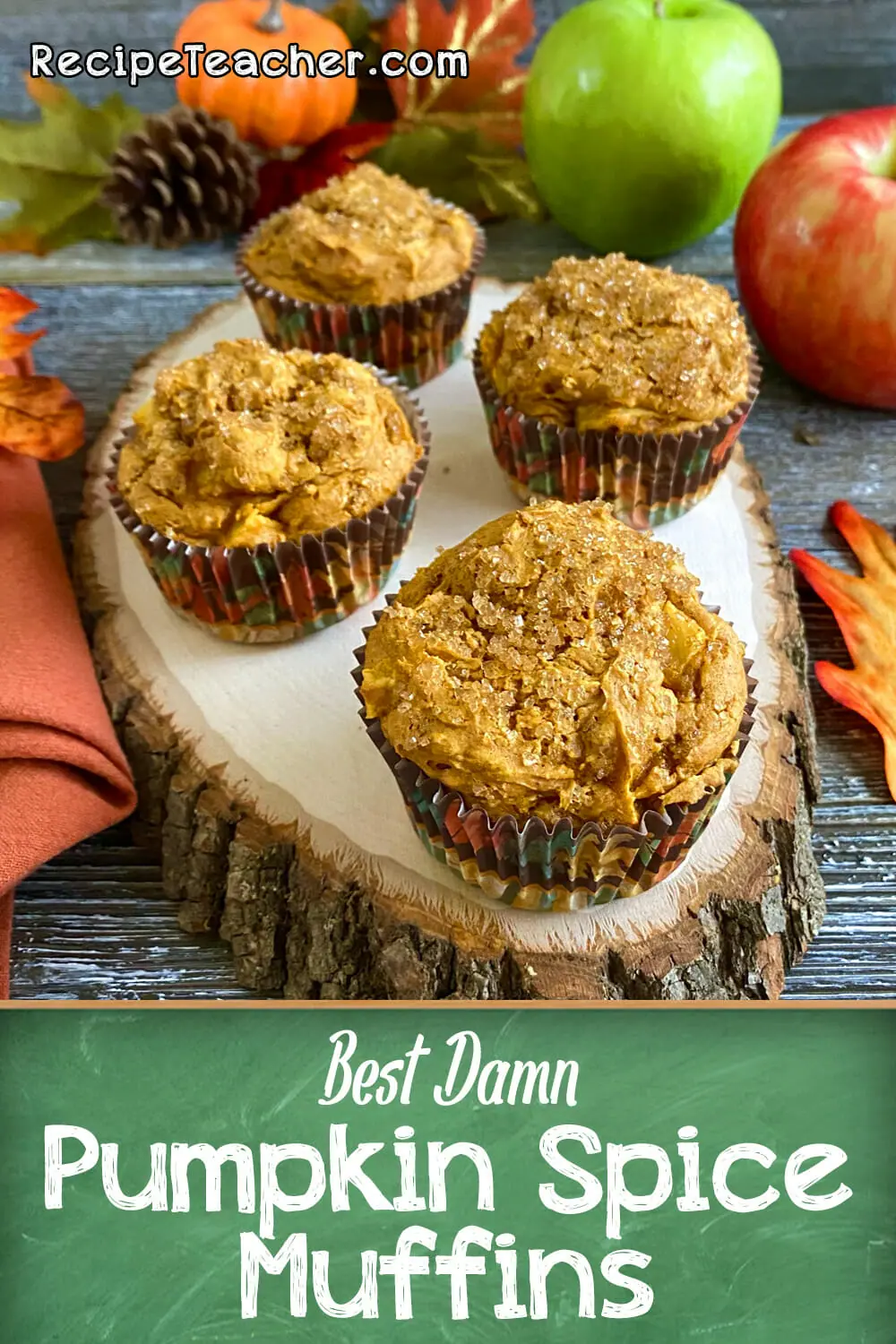 Recipe for pumpkin spice muffins