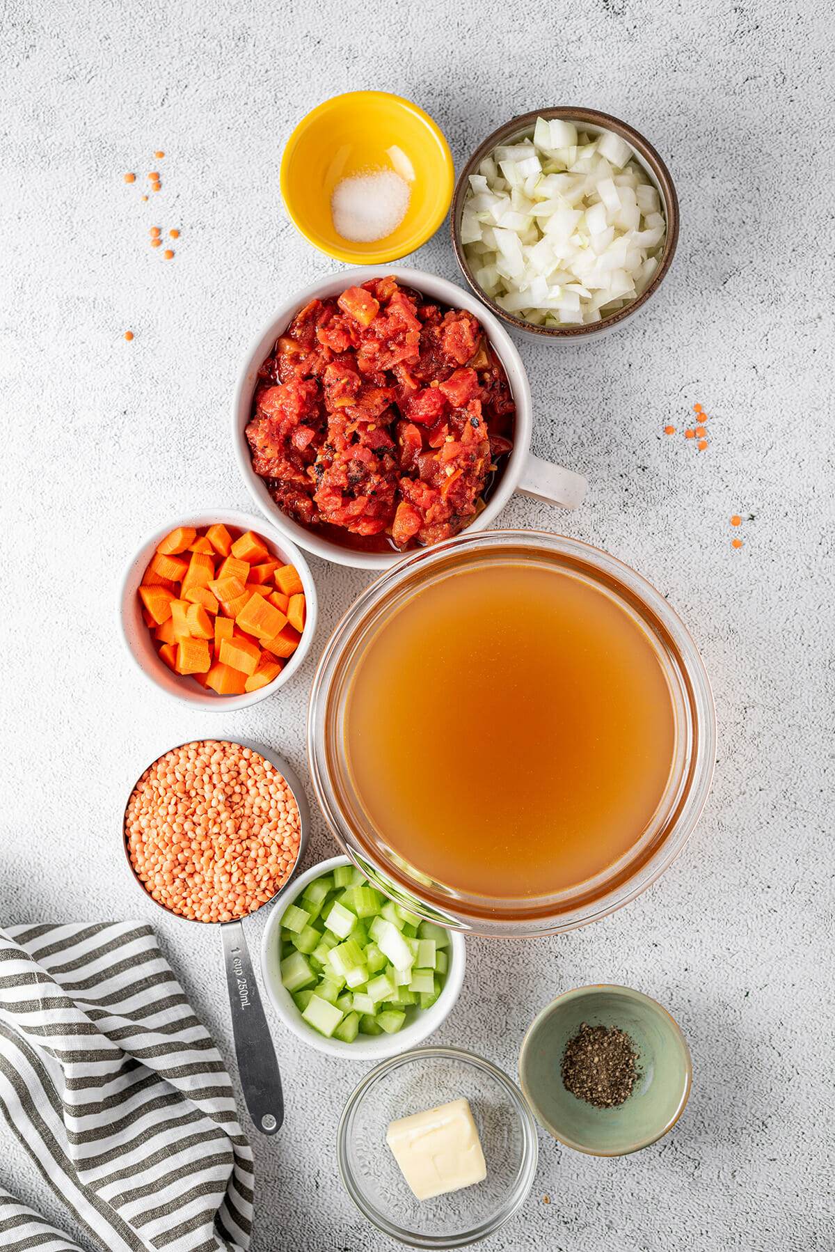 Recipe for Instant Pot red lentil soup