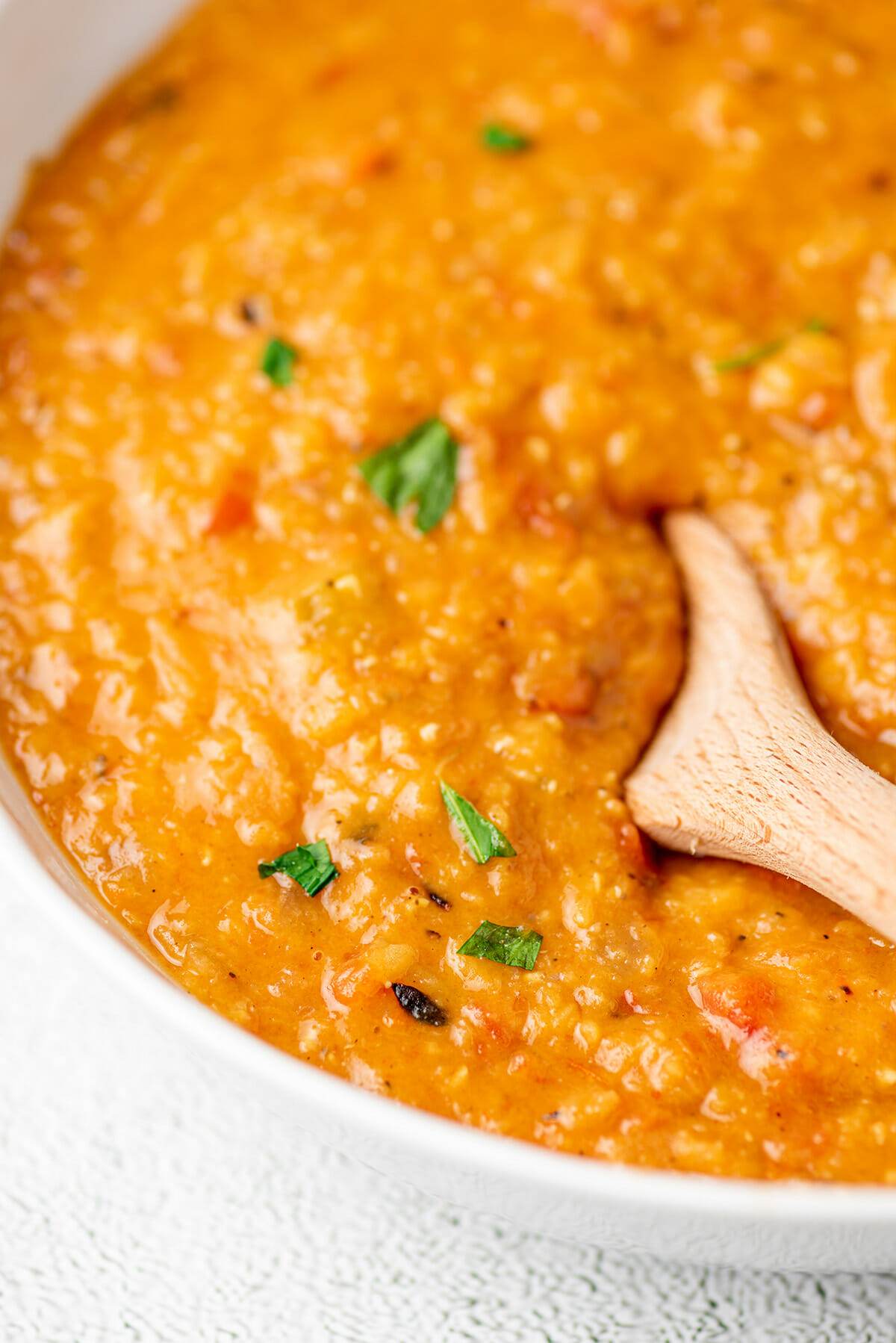 Recipe for Instant Pot red lentil soup