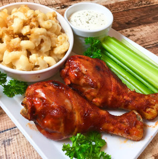 Instant Pot barbecue chicken legs