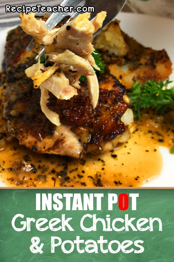 Instant Pot Greek Chicken and Potatoes recipe