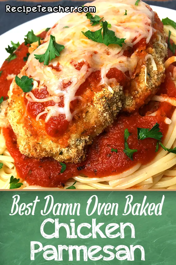 Recipe for oven baked chicken parmesan