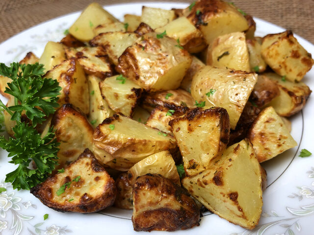 Air Fryer Roasted Ranch Potatoes - RecipeTeacher