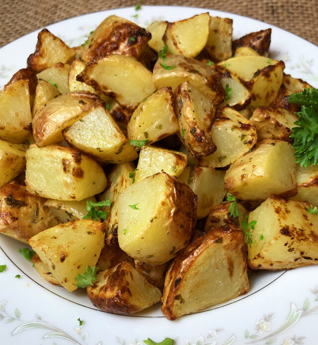 Air Fryer Roasted Ranch Potatoes - RecipeTeacher