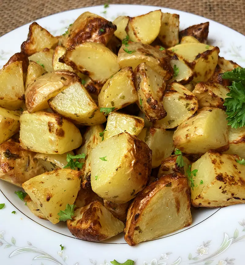 Air fryer roast potatoes recipe