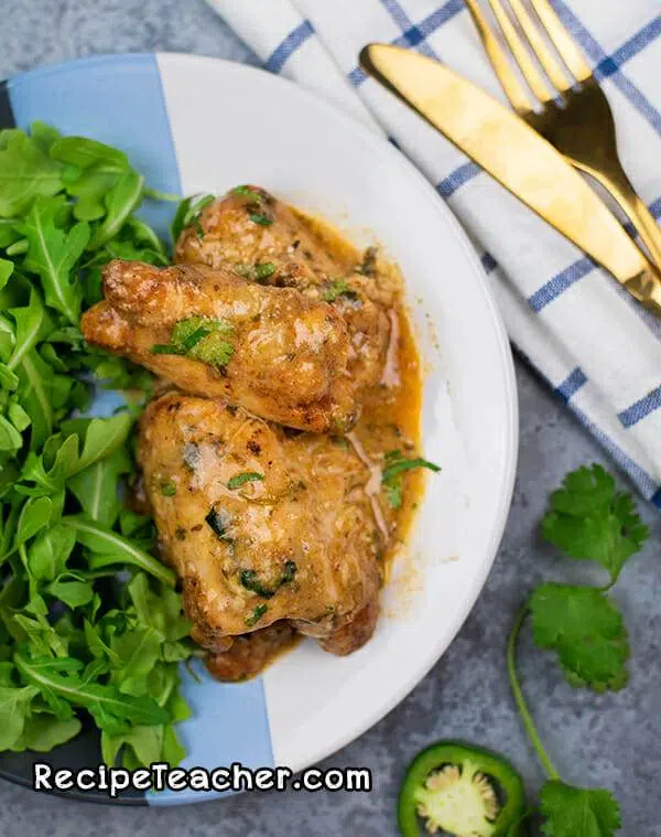 instant pot cilantro chicken thighs recipe