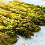 Instant Vortex Plus air fryer asparagus.