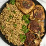 Recipe for Instant Pot chicken and brown rice