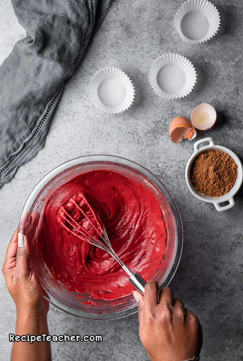 recipe for red velvet cupcakes