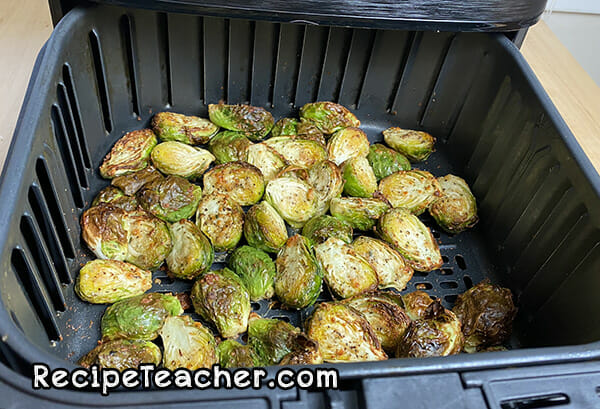 Recipe for air fryer Parmesan ranch Brussels sprouts