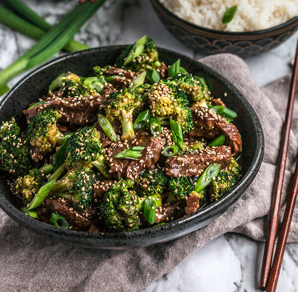 Recipe for Instant Pot beef and broccoli