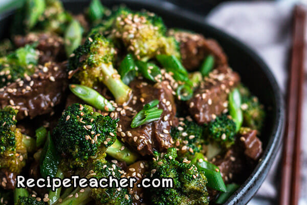 Recipe for Instant Pot Beef and Broccoli