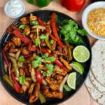 Recipe for air fryer chicken fajitas