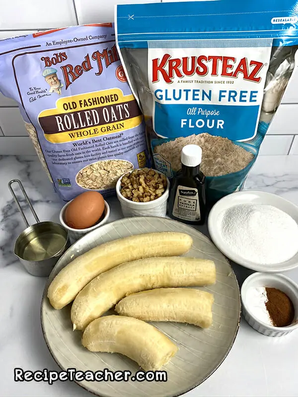 Recipe for gluten-free Instant Pot banana bread bites
