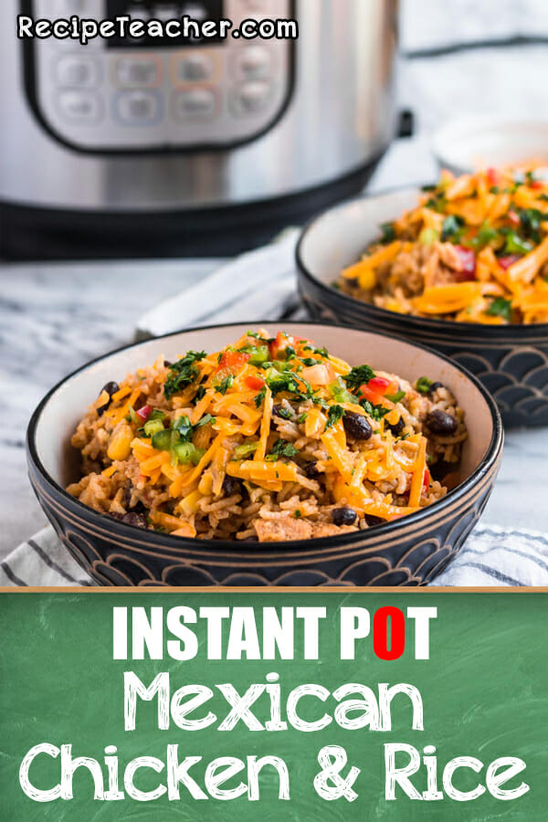 Recipe for Instant Pot Mexican chicken and rice