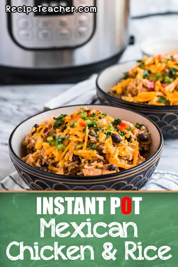 Recipe for Instant Pot Mexican chicken and rice