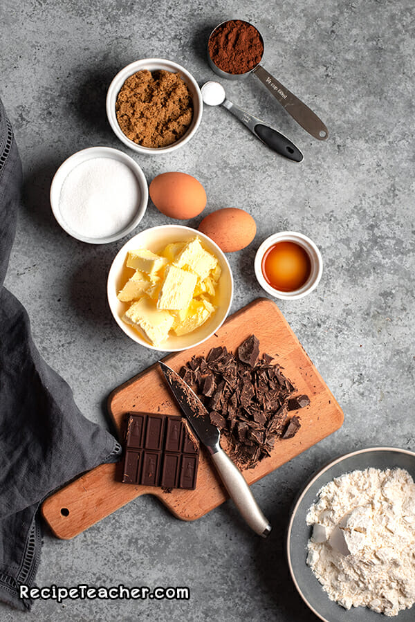 Recipe for chocolate fudge cookies