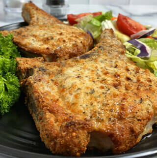Recipe for air fryer parmesan garlic pork chops