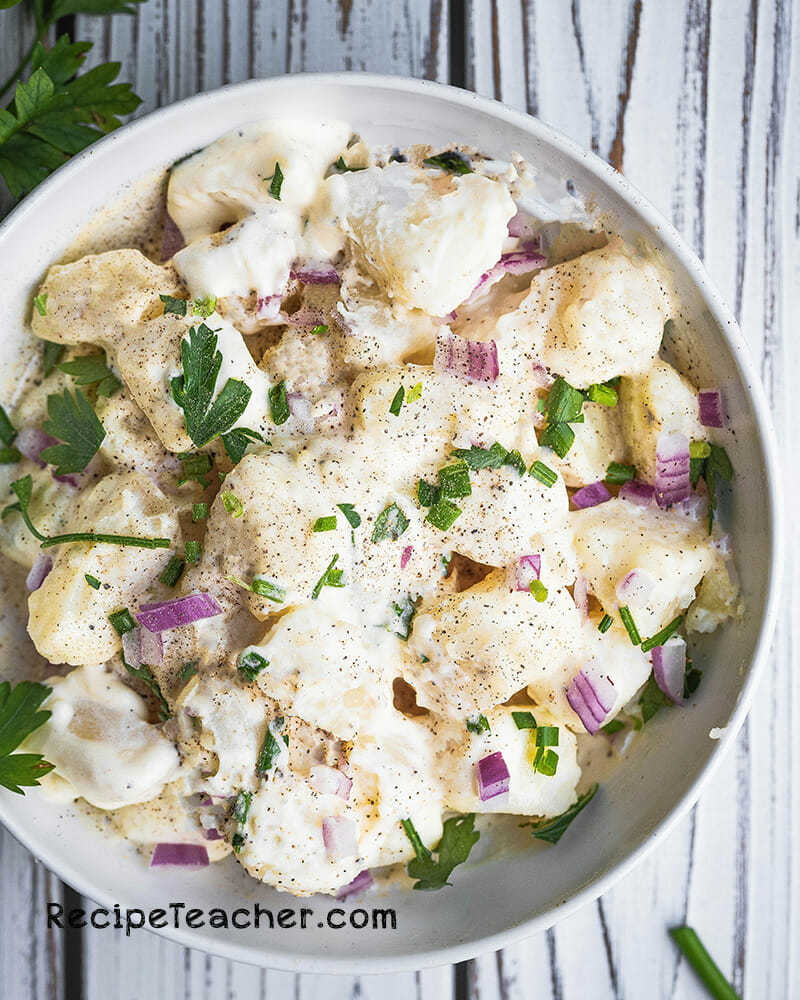 Recipe for Instant Pot potato salad