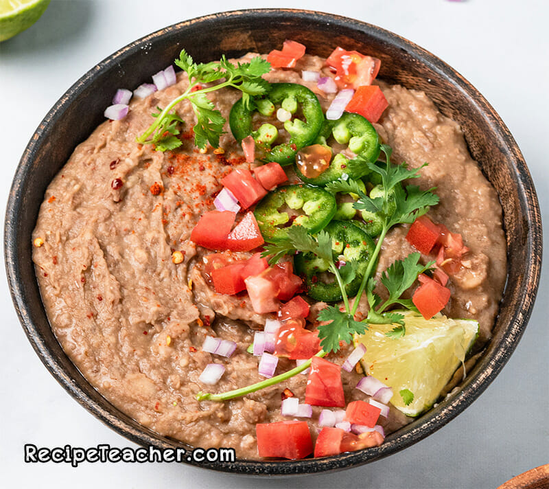 Recipe for Instant Pot refried beans