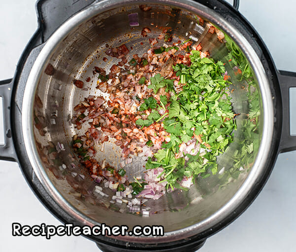 Recipe for Instant Pot refried beand