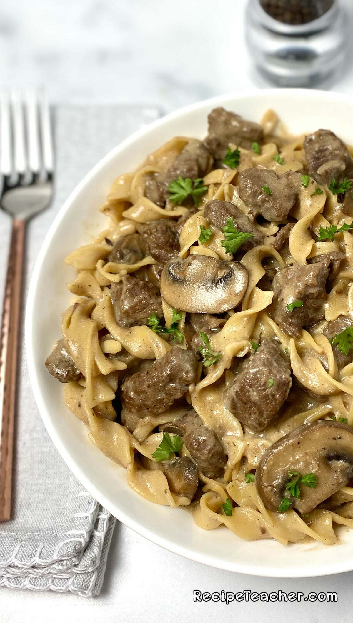 Recipe for Instant Pot Beef Stroganoff