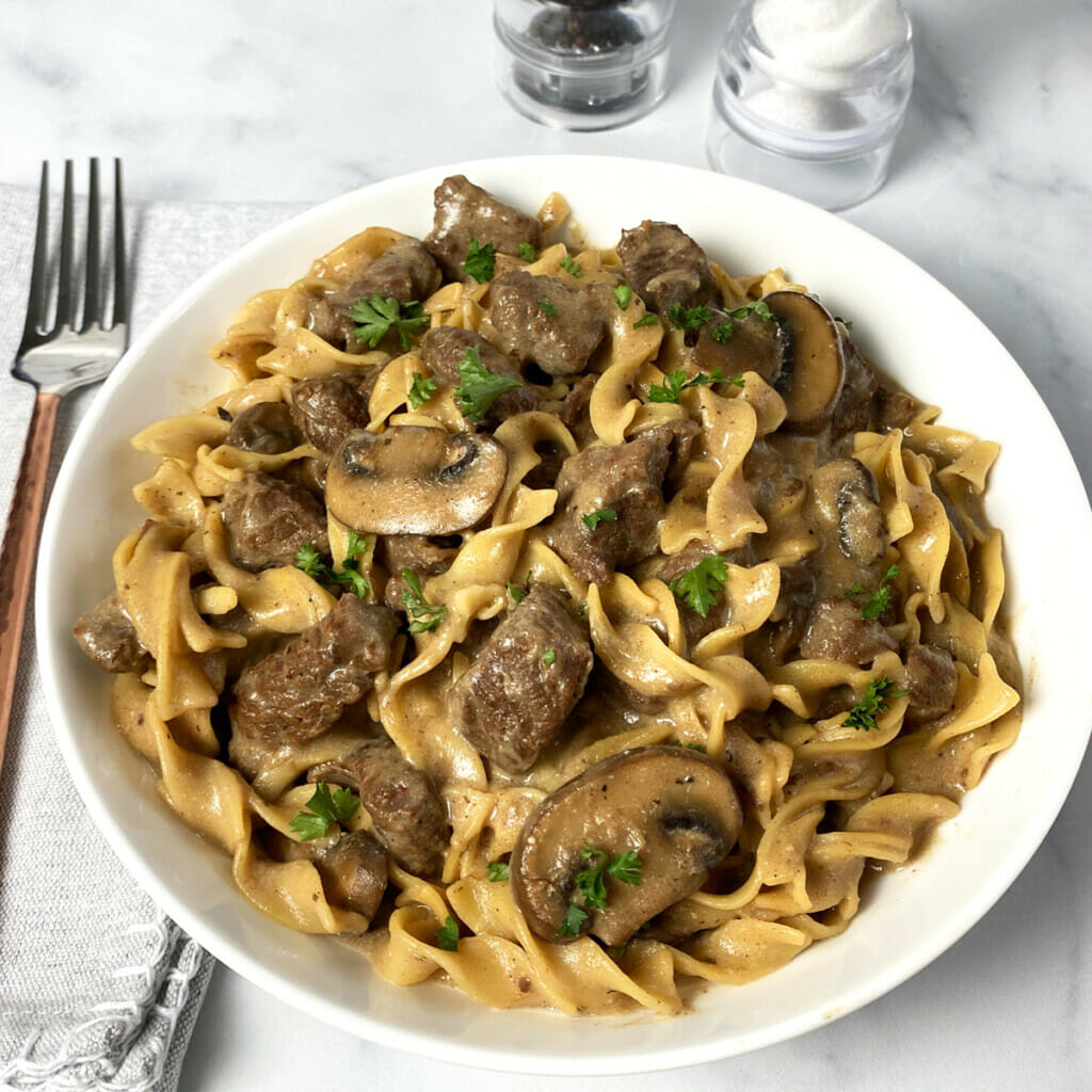 Best Damn Instant Pot Beef Stroganoff - RecipeTeacher