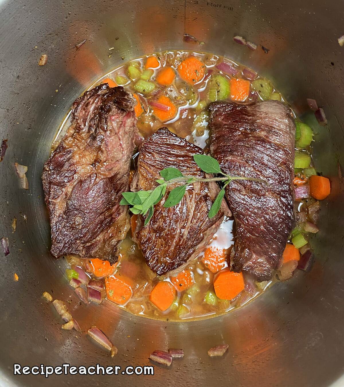 Recipe for Instant Pot beef short ribs