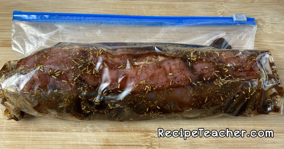 Recipe for air fryer marinated pork tenderloin