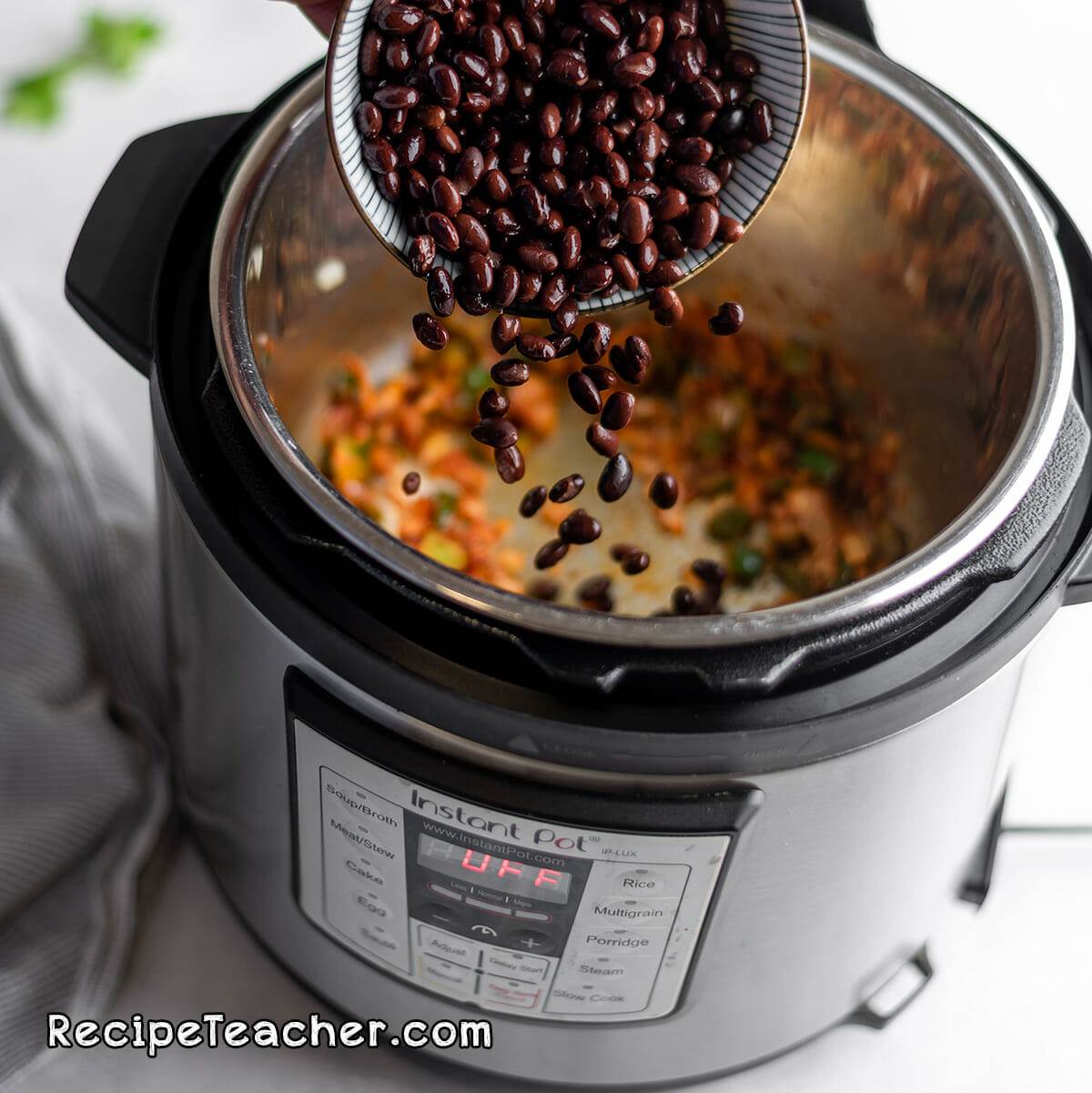 Recipe for Instant Pot vegetarian chili