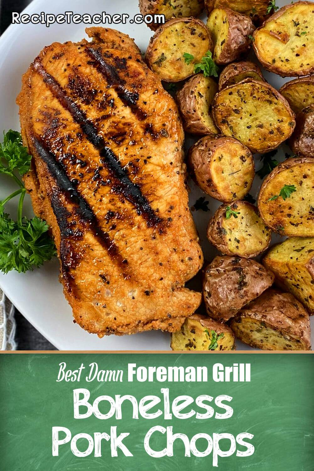 Recipe for George Foreman Grill pork chops