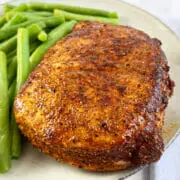 Recipe for air fryer coriander crusted pork chops