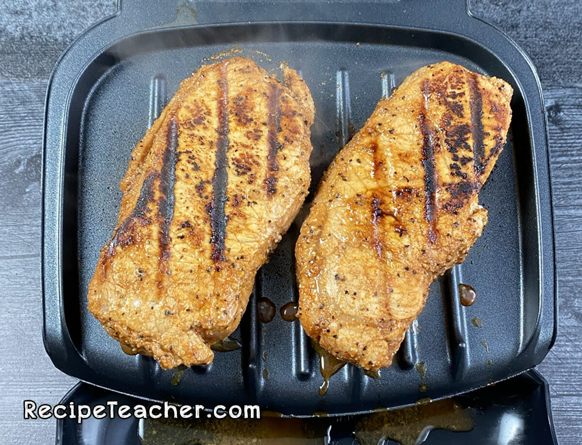 Recipe for George Foreman Grill pork chops