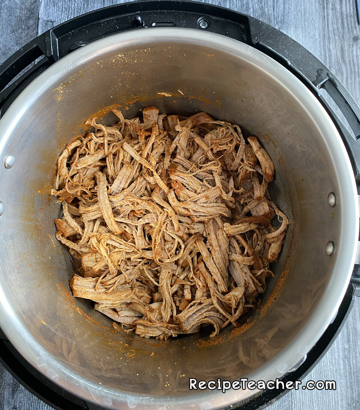 sweet, tangy and spicy Instant Pot pulled pork sandwiches