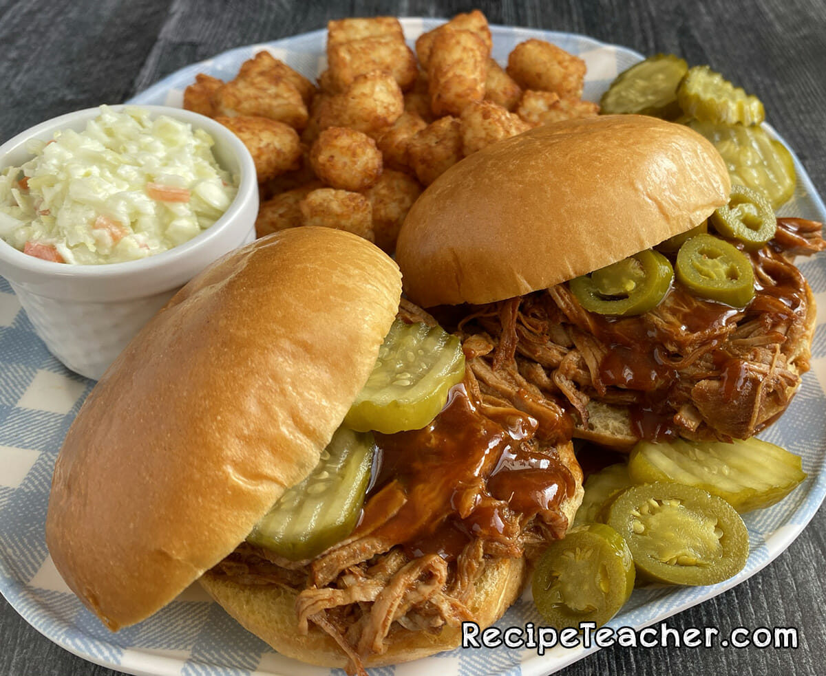 Instant Pot pulled pork sandwiches
