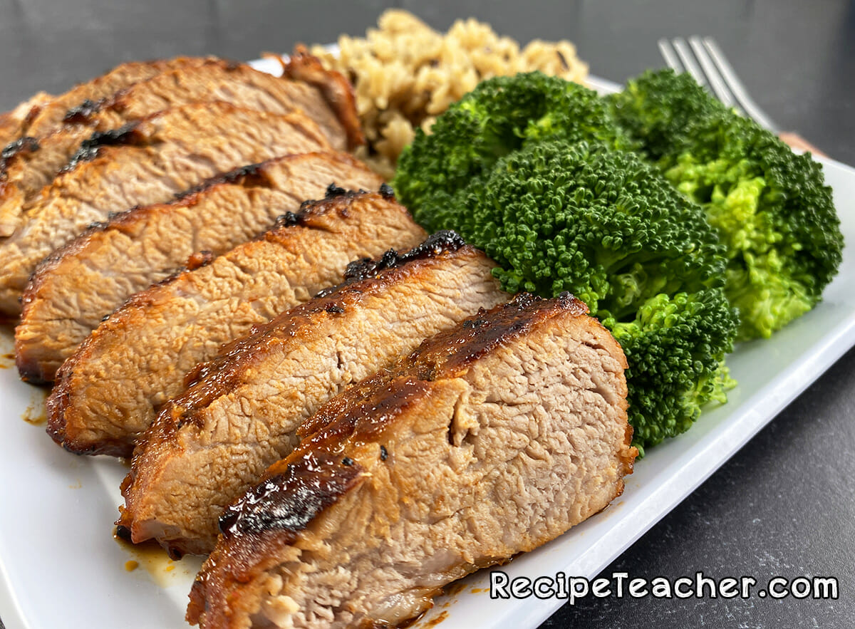 recipe for sweet and spicy pork tenderloin