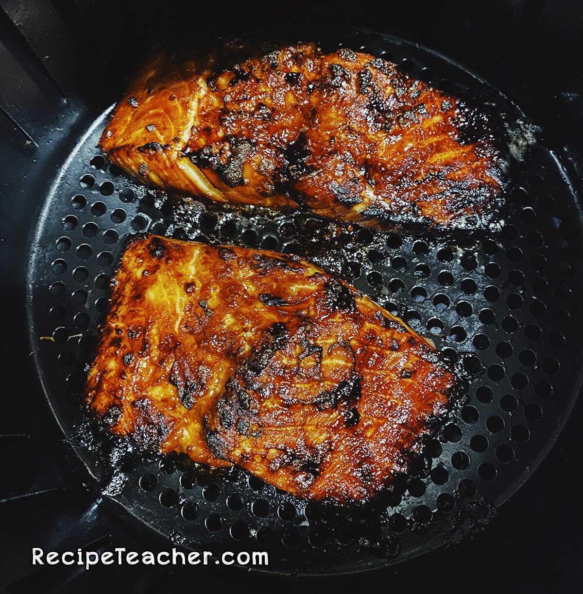 Recipe for air fryer Asian style salmon filets