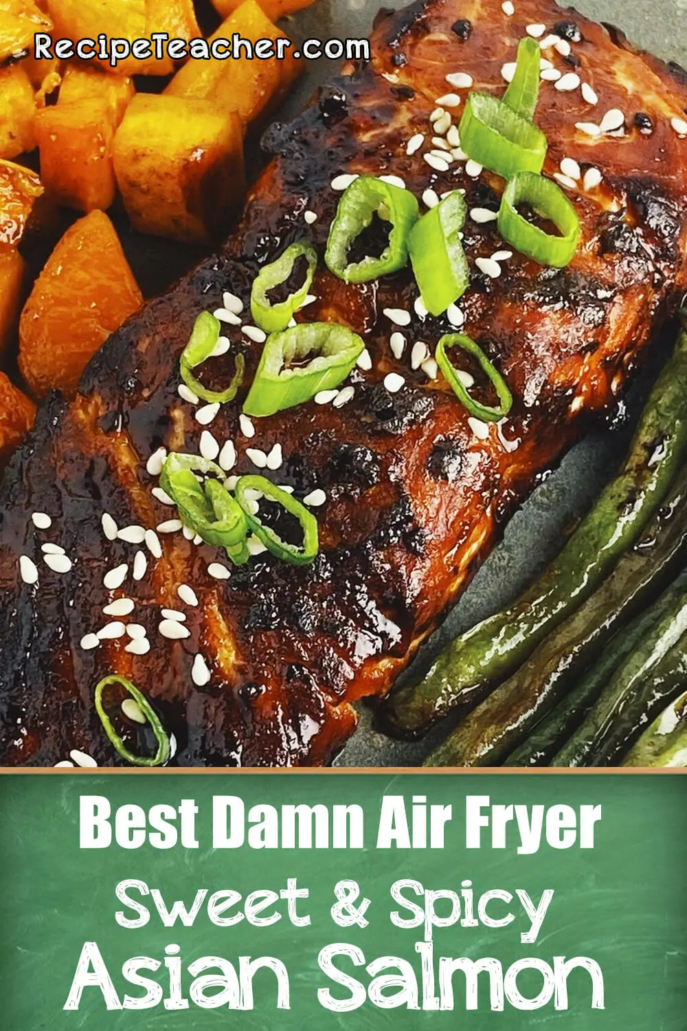 Recipe for Asian air fryer salmon