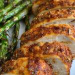 Simple recipe for air fryer boneless skinless chicken breast.