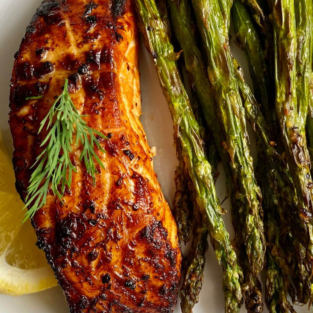 Air Fryer Citrus Garlic Salmon - RecipeTeacher