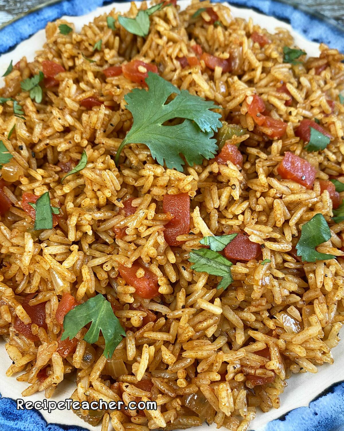 Recipe for Instant Pot Spanish Rice.