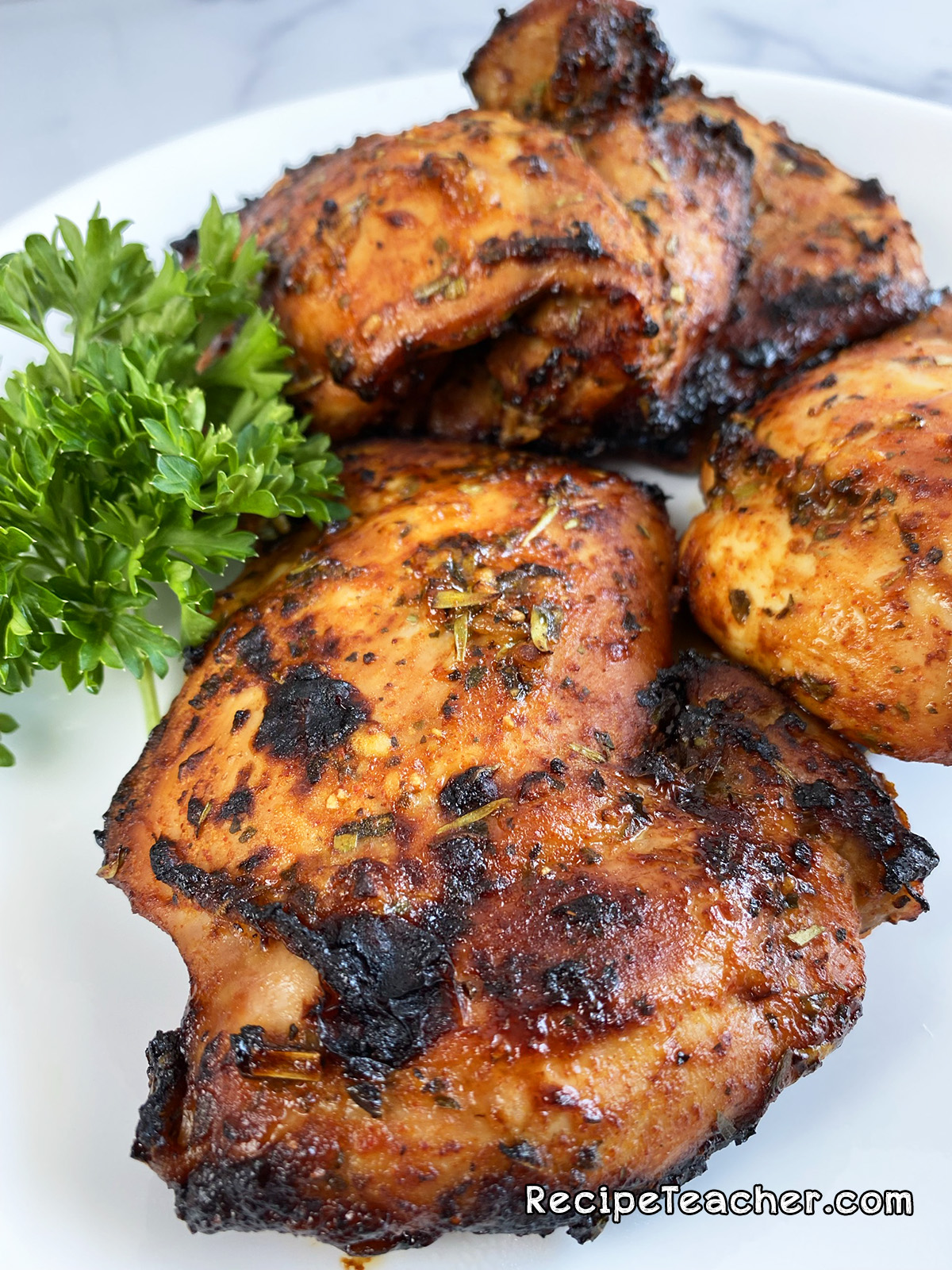 Air fryer chicken thighs recipe