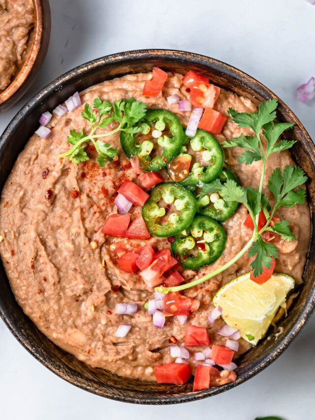 Best Damn Instant Pot Refried Beans Recipe RecipeTeacher