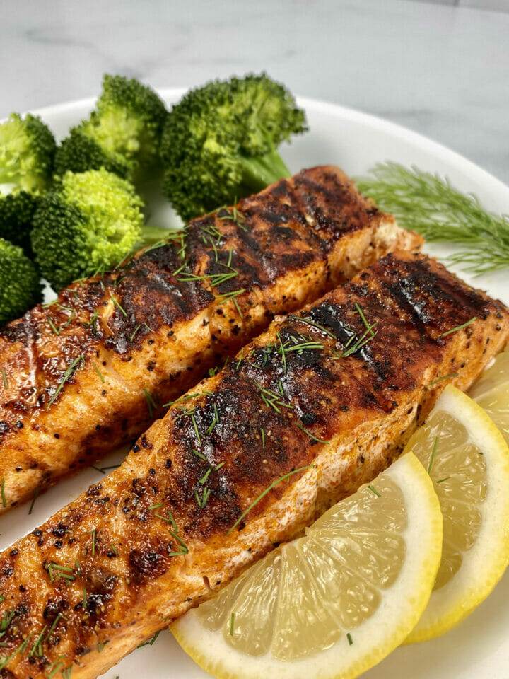 Best Damn George Foreman Grill Salmon - RecipeTeacher