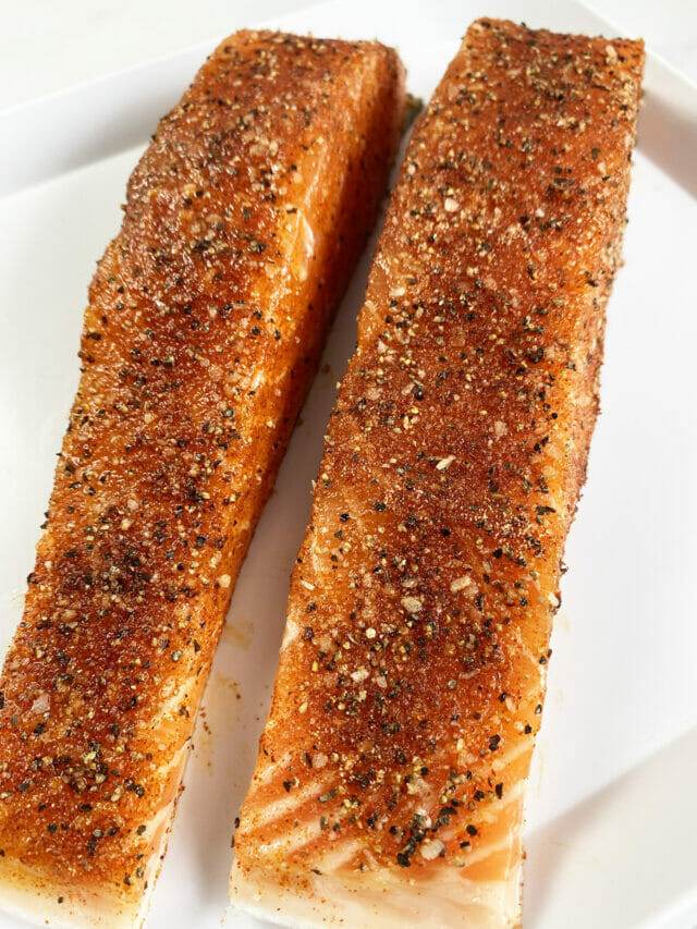 George Foreman Grilled Salmon