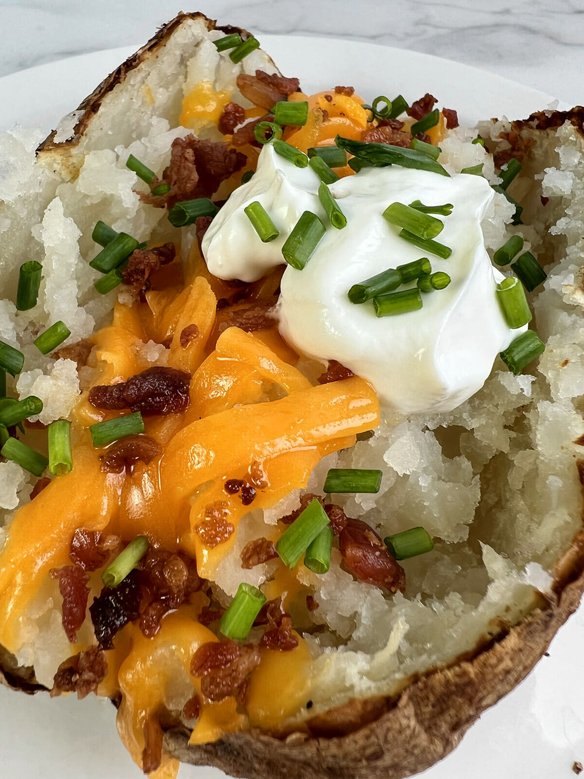 Recipe for air fryer baked potatoes