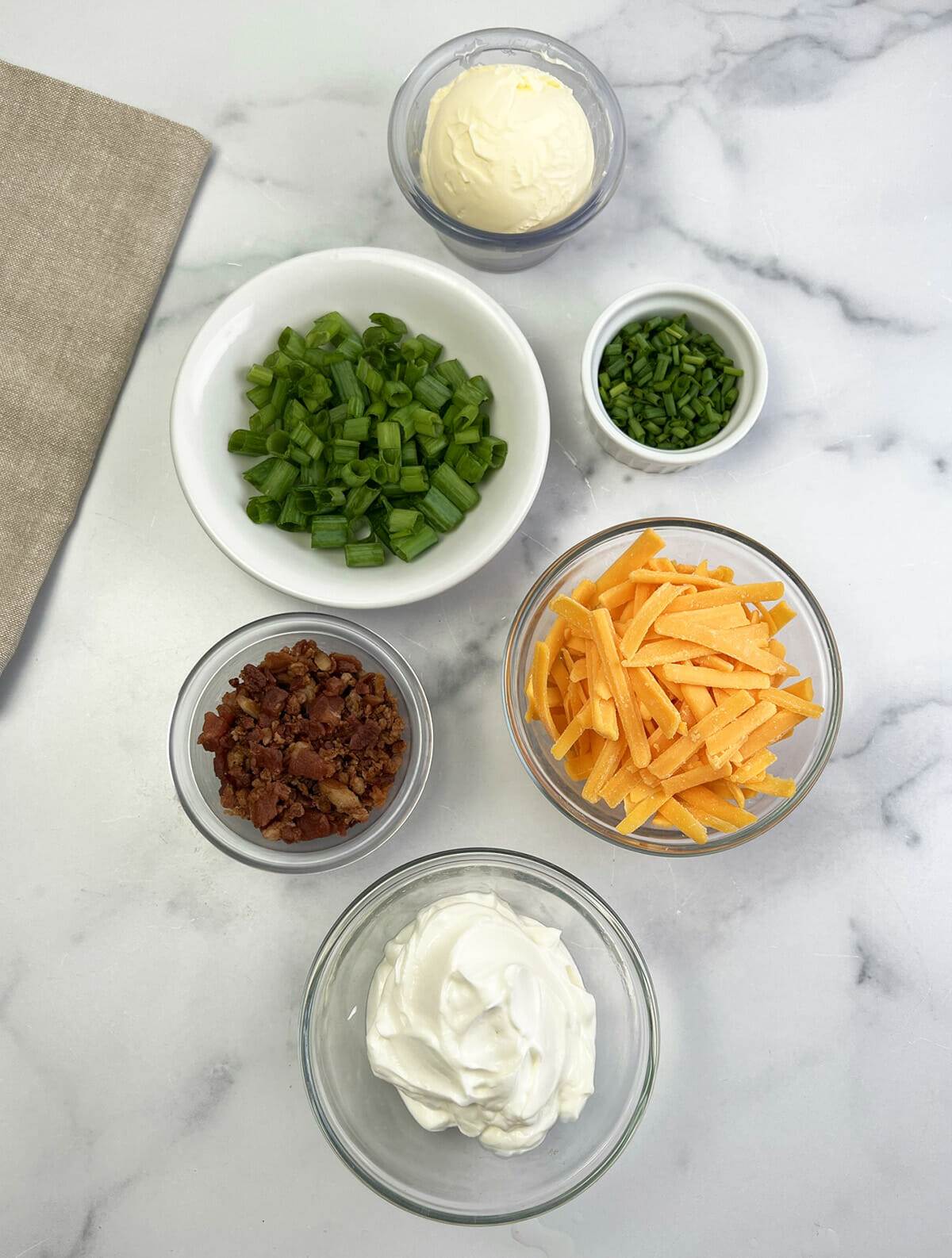 Toppings for air fryer baked potatoes